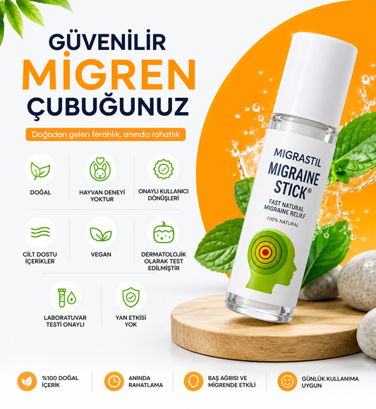 Migren ve Ağrı Geçiren Migren Çubuğu